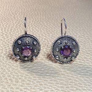 BATYA Silvertone Glam Earings